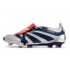 Crampons adidas Predator Elite Tongue FG Argent Mét Noir Rouge