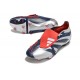 Crampons adidas Predator Elite Tongue FG Argent Mét Noir Rouge