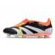 Crampons adidas Predator Elite Tongue FG Noir Banc Rouge Solaire