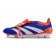 Crampons adidas Predator Elite Tongue FG Bleu Blanc Rouge
