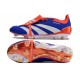 Crampons adidas Predator Elite Tongue FG Bleu Blanc Rouge