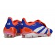 Crampons adidas Predator Elite Tongue FG Bleu Blanc Rouge