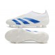 Crampons adidas Predator Elite LL FG Blanc Bleu
