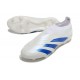 Crampons adidas Predator Elite LL FG Blanc Bleu