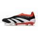 Crampons adidas Predator Elite LL FG Noir Banc Rouge Solaire