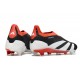 Crampons adidas Predator Elite LL FG Noir Banc Rouge Solaire
