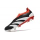 Crampons adidas Predator Elite LL FG Noir Banc Rouge Solaire