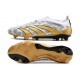 Crampons adidas Predator Elite LL FG Blanc Gris Or