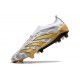 Crampons adidas Predator Elite LL FG Blanc Gris Or
