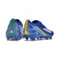 adidas Performance X Crazyfast Messi.1 FG Bleu Lucide Eclat de Bleu Blanc