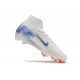 Nike Air Zoom Mercurial Superfly 10 Elite FG Blueprint Blanc Bleu