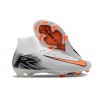 Nike Air Zoom Mercurial Superfly 10 Elite FG Blanc Orange Noir