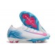 Nike Air Zoom Mercurial Vapor XVI Elite FG Blanc Bleu Rose