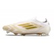 Chaussure adidas F50 Elite LL FG Day Spark - Blanc Doré