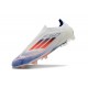 Chaussure adidas F50 Elite LL FG Advancement - Blanc Bleu Rouge 