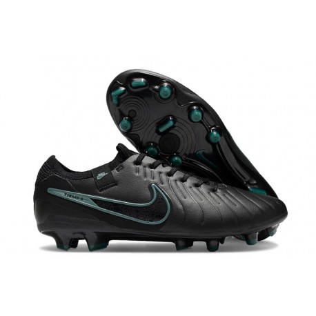 Chaussures Nike Tiempo Legend X Elite FG Noir Jungle