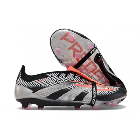 adidas Predator Elite FT FG Chaussures Noir Argent Rouge