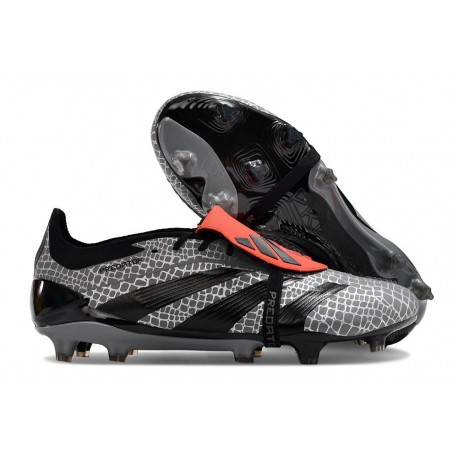 adidas Predator Elite FT FG Chaussures Noir Gris Rouge