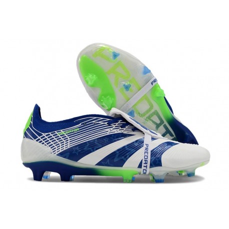adidas Predator Elite FT FG Chaussures Blanc Bleu Vert