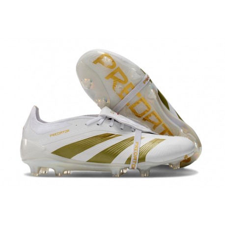 adidas Predator Elite FT FG Chaussures Blanc Ftwr Or Métallique 