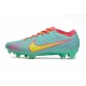 Chaussures Nike Zoom Mercurial Vapor 15 Elite FG Bleu Jaune