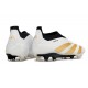 Crampons adidas Predator Elite LL FG Blanc Or
