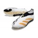 Crampons adidas Predator Elite LL FG Blanc Or