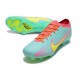 Chaussures Nike Zoom Mercurial Vapor 15 Elite FG Bleu Jaune