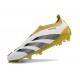 Crampons adidas Predator Elite LL FG Blanc Or Gris