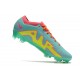 Chaussures Nike Zoom Mercurial Vapor 15 Elite FG Bleu Jaune