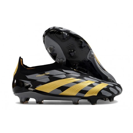 Crampons adidas Predator Elite LL FG Noir Or