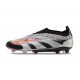 Crampons adidas Predator Elite LL FG Noir Argent Orange