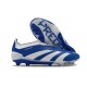 Crampons adidas Predator Elite LL FG Bleu Blanc