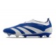 Crampons adidas Predator Elite LL FG Bleu Blanc
