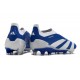 Crampons adidas Predator Elite LL FG Bleu Blanc
