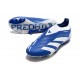 Crampons adidas Predator Elite LL FG Bleu Blanc