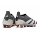 Crampons adidas Predator Elite LL FG Noir Blanc