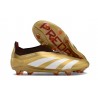 Crampons adidas Predator Elite LL FG Or Blanc