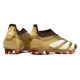 Crampons adidas Predator Elite LL FG Or Blanc