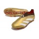 Crampons adidas Predator Elite LL FG Or Blanc
