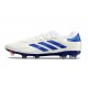 adidas Copa Pure II Elite+ FG Crampons Blanc Ftwr Bleu Lucide Rouge Solaire