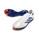 adidas Copa Pure II Elite+ FG Crampons Blanc Ftwr Bleu Lucide Rouge Solaire
