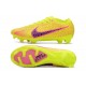 Chaussures Nike Zoom Mercurial Vapor 15 Elite FG Jaune Rosa