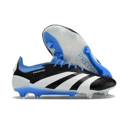 adidas Predator Elite FG Chaussure Noir Bleu Blanc