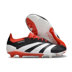 adidas Predator Elite FG Chaussure Noir Blanc Rouge