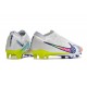 Nike Zoom Mercurial Vapor XV Elite FG Blanc Bleu