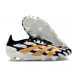 adidas Predator Elite FG Chaussure Blanc Noir Or