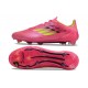 Crampon de Foot Adidas F50 Elite FG Rose Jaune