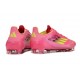 Crampon de Foot Adidas F50 Elite FG Rose Jaune