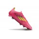Crampon de Foot Adidas F50 Elite FG Rose Jaune